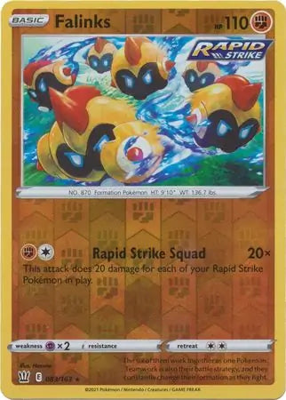 Falinks 083/163 (SWSH05: Battle Styles)  - Reverse Holofoil | Good Games Adelaide SA