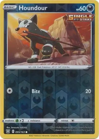 Houndour 095/163 (SWSH05: Battle Styles)  - Reverse Holofoil | Good Games Adelaide SA