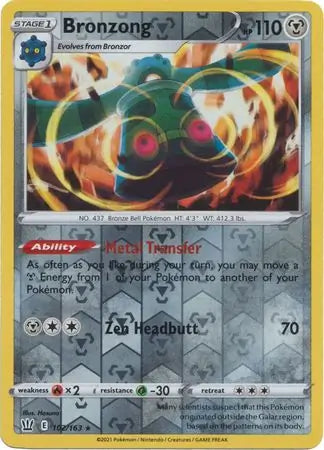 Bronzong 102/163 (SWSH05: Battle Styles)  - Reverse Holofoil | Good Games Adelaide SA
