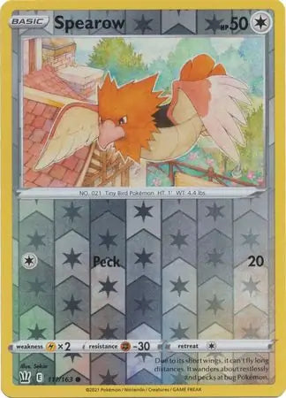 Spearow 111/163 (SWSH05: Battle Styles)  - Reverse Holofoil | Good Games Adelaide SA