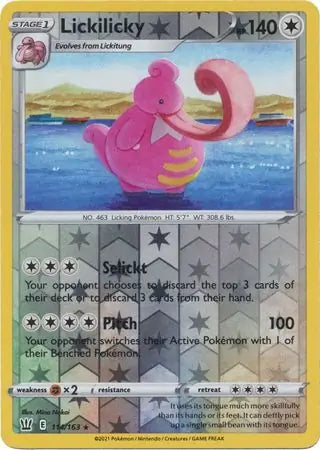 Lickilicky 114/163 (SWSH05: Battle Styles)  - Reverse Holofoil | Good Games Adelaide SA