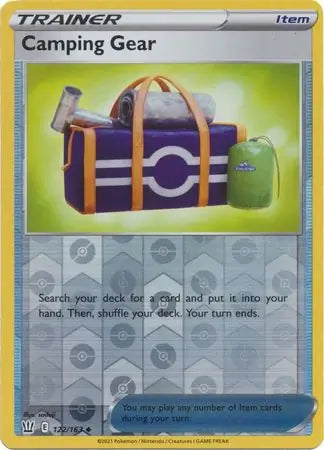 Camping Gear 122/163 (SWSH05: Battle Styles)  - Reverse Holofoil | Good Games Adelaide SA