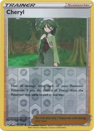 Cheryl 123/163 (SWSH05: Battle Styles)  - Reverse Holofoil | Good Games Adelaide SA