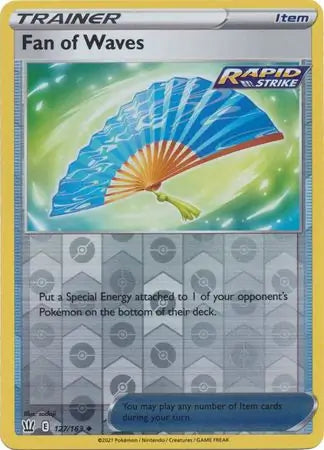 Fan of Waves 127/163 (SWSH05: Battle Styles)  - Reverse Holofoil | Good Games Adelaide SA