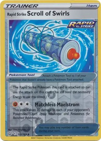 Rapid Strike Scroll of Swirls 131/163 (SWSH05: Battle Styles)  - Reverse Holofoil | Good Games Adelaide SA