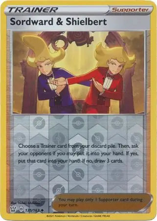 Sordward and Shielbert 135/163 (SWSH05: Battle Styles)  - Reverse Holofoil | Good Games Adelaide SA
