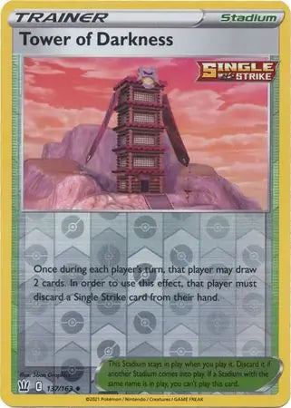 Tower of Darkness 137/163 (SWSH05: Battle Styles)  - Reverse Holofoil | Good Games Adelaide SA