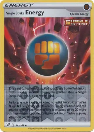 Single Strike Energy 141/163 (SWSH05: Battle Styles)  - Reverse Holofoil | Good Games Adelaide SA