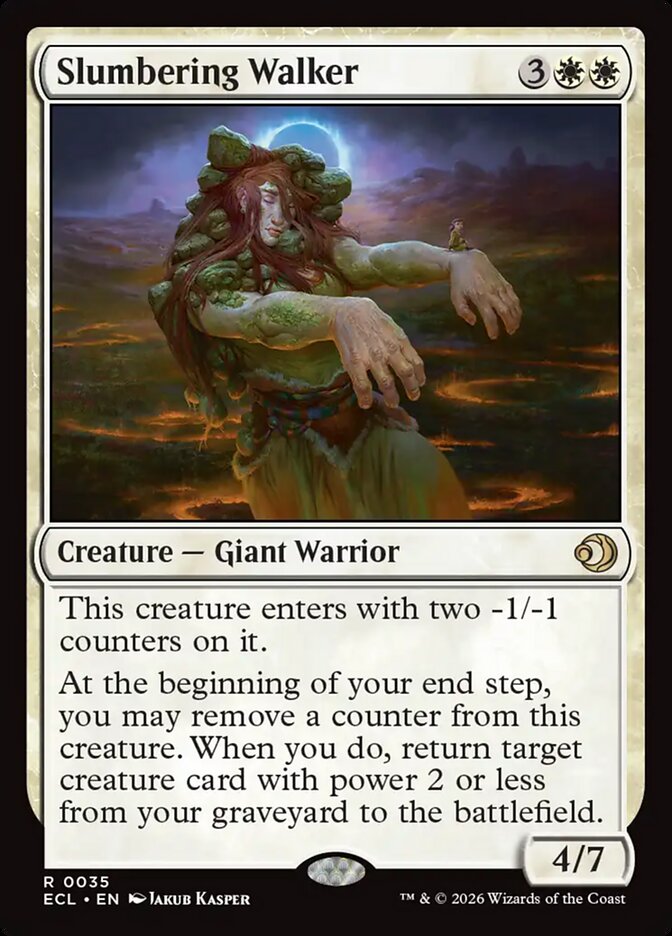 Slumbering Walker 35 (Lorwyn Eclipsed)  - Foil | Good Games Adelaide SA