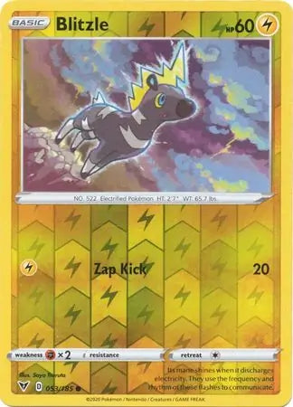 Blitzle 053/185 (SWSH04: Vivid Voltage)  - Reverse Holofoil | Good Games Adelaide SA