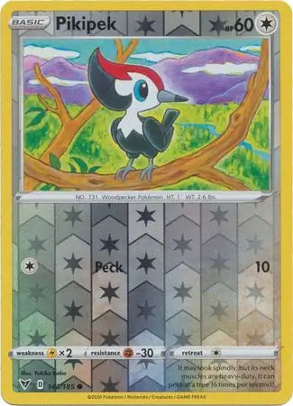 Pikipek 143/185 (SWSH04: Vivid Voltage)  - Reverse Holofoil | Good Games Adelaide SA