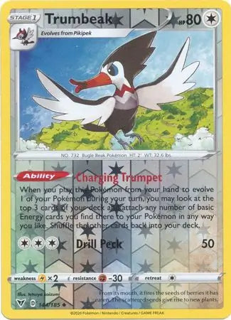 Trumbeak 144/185 (SWSH04: Vivid Voltage)  - Reverse Holofoil | Good Games Adelaide SA