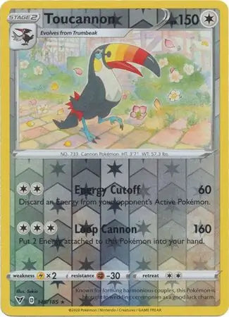 Toucannon 145/185 (SWSH04: Vivid Voltage)  - Reverse Holofoil | Good Games Adelaide SA