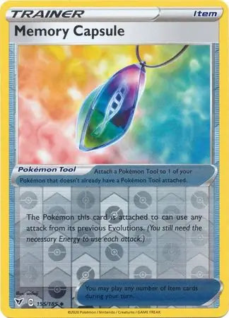 Memory Capsule 155/185 (SWSH04: Vivid Voltage)  - Reverse Holofoil | Good Games Adelaide SA