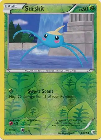 Surskit 1/101 (Plasma Blast)  - Reverse Holofoil | Good Games Adelaide SA