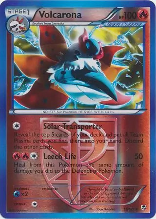 Volcarona Team Plasma 13/101 (Plasma Blast)  - Reverse Holofoil | Good Games Adelaide SA