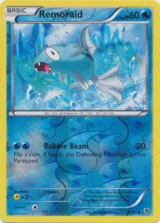 Remoraid 18/101 (Plasma Blast)  - Reverse Holofoil | Good Games Adelaide SA