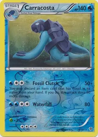 Carracosta 28/101 (Plasma Blast)  - Reverse Holofoil | Good Games Adelaide SA
