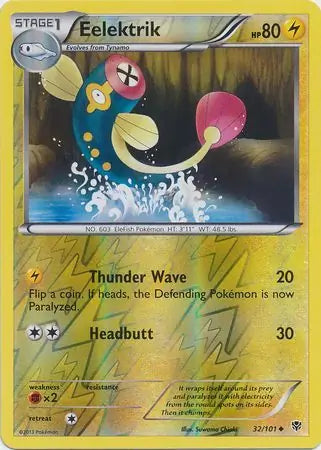 Eelektrik 32/101 (Plasma Blast)  - Reverse Holofoil | Good Games Adelaide SA