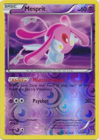 Mesprit 37/101 (Plasma Blast)  - Reverse Holofoil | Good Games Adelaide SA