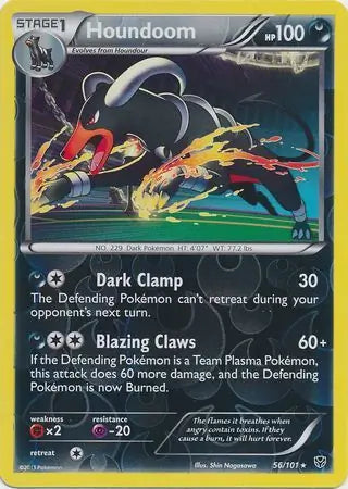 Houndoom 56/101 (Plasma Blast)  - Reverse Holofoil | Good Games Adelaide SA