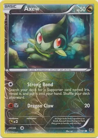 Axew 67/101 (Plasma Blast)  - Reverse Holofoil | Good Games Adelaide SA
