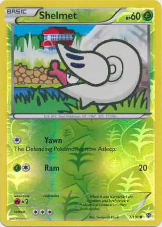Shelmet 7/101 (Plasma Blast)  - Reverse Holofoil | Good Games Adelaide SA