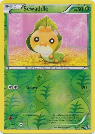 Sewaddle 10/113 (Legendary Treasures)  - Reverse Holofoil | Good Games Adelaide SA