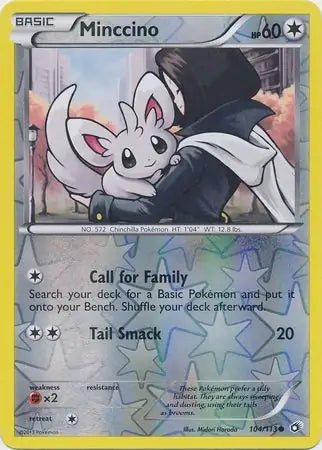 Minccino 104/113 (Legendary Treasures)  - Reverse Holofoil | Good Games Adelaide SA