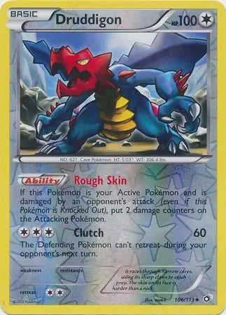 Druddigon 106/113 (Legendary Treasures)  - Reverse Holofoil | Good Games Adelaide SA