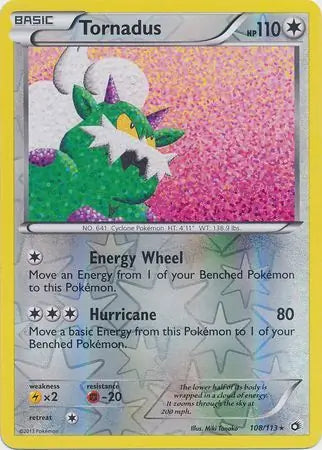 Tornadus 108/113 (Legendary Treasures)  - Reverse Holofoil | Good Games Adelaide SA