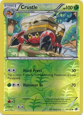 Crustle 14/113 (Legendary Treasures)  - Reverse Holofoil | Good Games Adelaide SA