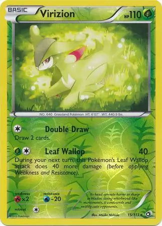 Virizion 15/113 (Legendary Treasures)  - Reverse Holofoil | Good Games Adelaide SA