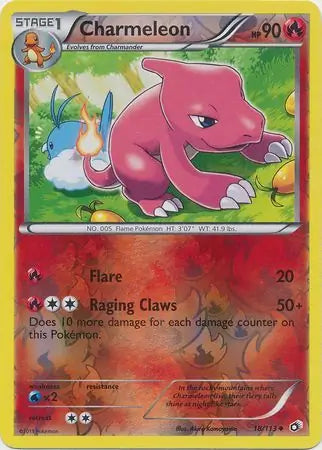 Charmeleon 18/113 (Legendary Treasures)  - Reverse Holofoil | Good Games Adelaide SA