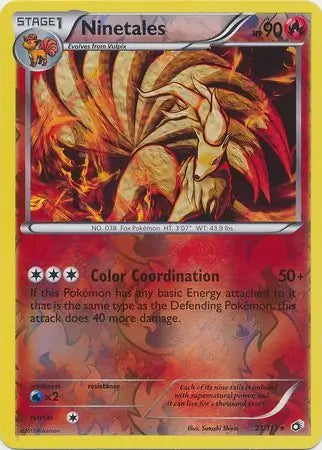 Ninetales 21/113 (Legendary Treasures)  - Reverse Holofoil | Good Games Adelaide SA