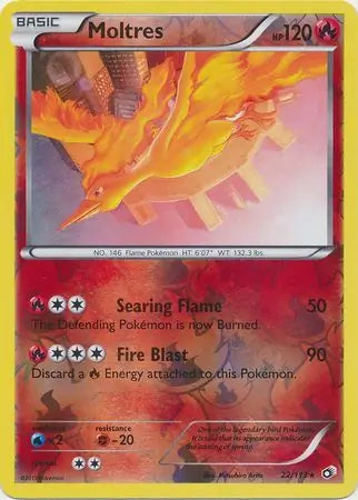 Moltres 22/113 (Legendary Treasures)  - Reverse Holofoil | Good Games Adelaide SA