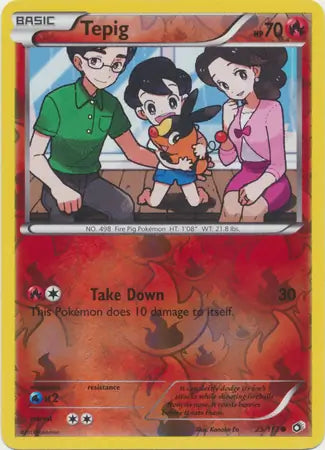 Tepig 25/113 (Legendary Treasures)  - Reverse Holofoil | Good Games Adelaide SA