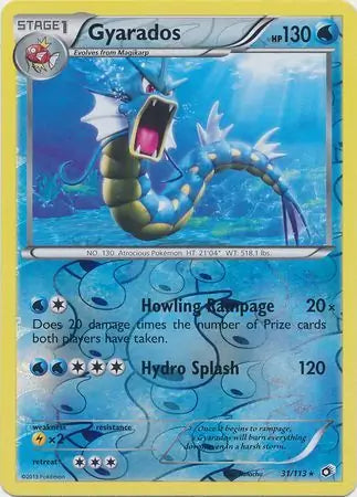 Gyarados 31/113 (Legendary Treasures)  - Reverse Holofoil | Good Games Adelaide SA