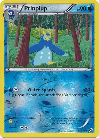 Prinplup 34/113 (Legendary Treasures)  - Reverse Holofoil | Good Games Adelaide SA