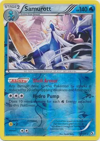 Samurott 39/113 (Legendary Treasures)  - Reverse Holofoil | Good Games Adelaide SA