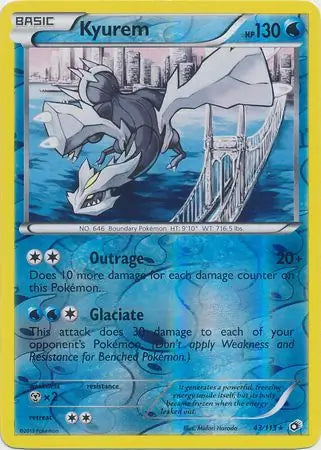 Kyurem 43/113 (Legendary Treasures)  - Reverse Holofoil | Good Games Adelaide SA