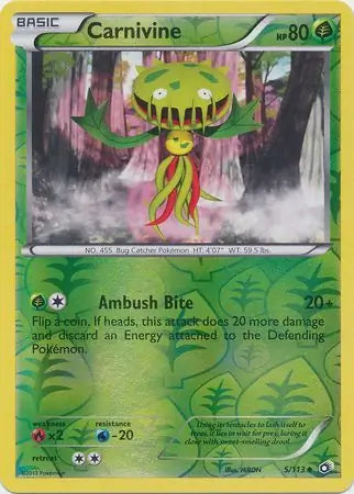 Carnivine 5/113 (Legendary Treasures)  - Reverse Holofoil | Good Games Adelaide SA
