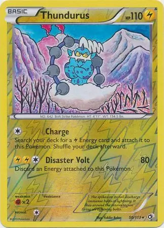 Thundurus 50/113 (Legendary Treasures)  - Reverse Holofoil | Good Games Adelaide SA