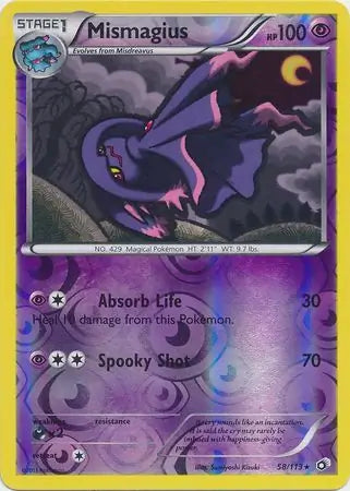 Mismagius 58/113 (Legendary Treasures)  - Reverse Holofoil | Good Games Adelaide SA