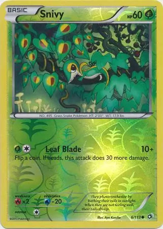 Snivy 6/113 (Legendary Treasures)  - Reverse Holofoil | Good Games Adelaide SA