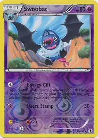 Swoobat 65/113 (Legendary Treasures)  - Reverse Holofoil | Good Games Adelaide SA