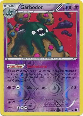 Garbodor 68/113 (Legendary Treasures)  - Reverse Holofoil | Good Games Adelaide SA