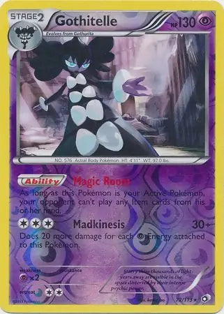 Gothitelle 72/113 (Legendary Treasures)  - Reverse Holofoil | Good Games Adelaide SA