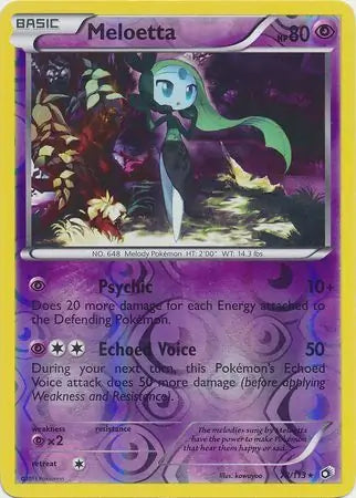 Meloetta 78/113 (Legendary Treasures)  - Reverse Holofoil | Good Games Adelaide SA