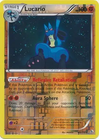 Lucario 80/113 (Legendary Treasures)  - Reverse Holofoil | Good Games Adelaide SA